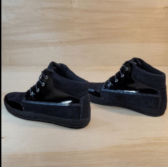 Timberland Lounger Chukka Lace up Ankle Boots Black Size 7.5 Goth Punk Grunge - Picture 3 of 7